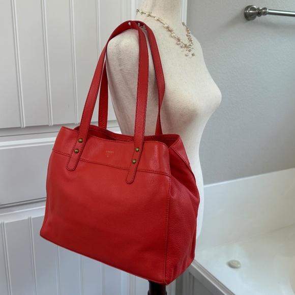 Fossil Convertible Shopper Tote Bag SHB1211 - Picture 1 of 16